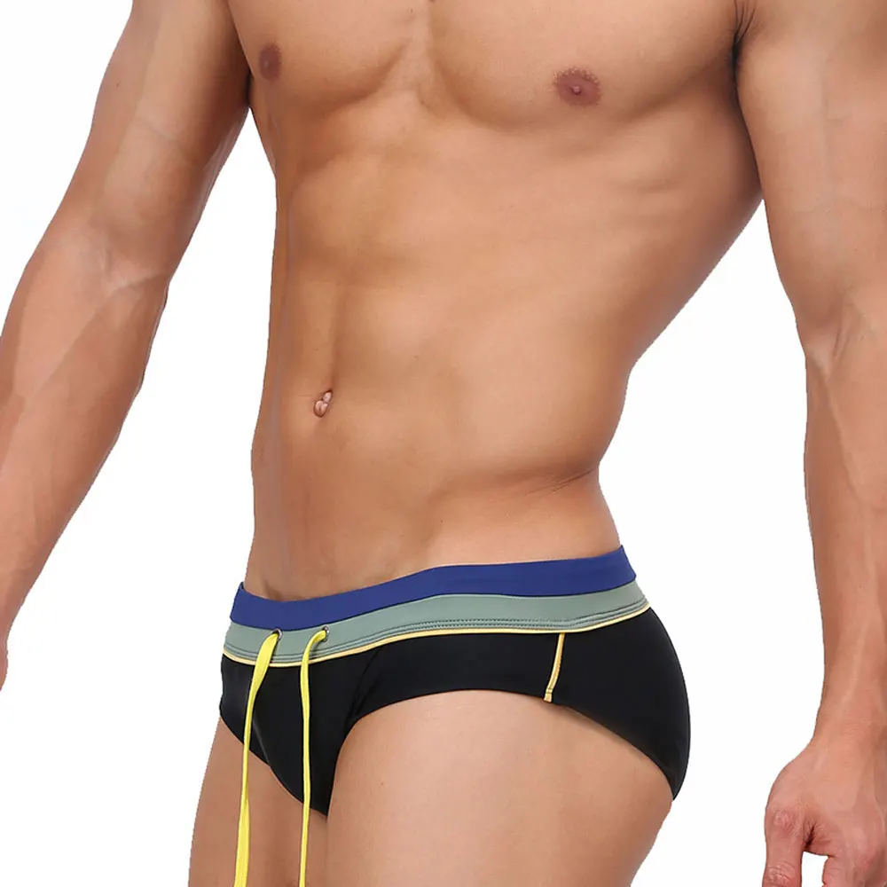 Men's Swim Briefs Sexy Swimming Triangle Short Summer Water Sport Beach Pants Swimsuit Swimwear Sexy Male Bathing  Suilt Surfing