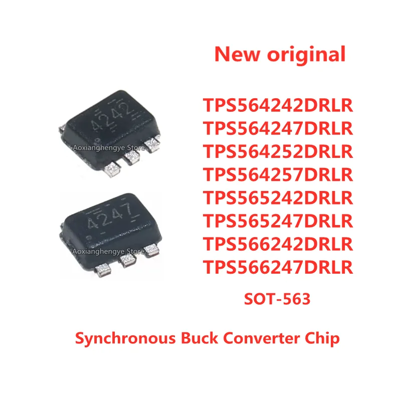 10PCS TPS564242DRLR TPS564247DRLR TPS564252DRLR TPS564257DRLR TPS565242DRLR TPS565247DRLR TPS566242DRLR SOT-563 DC-DC power chip