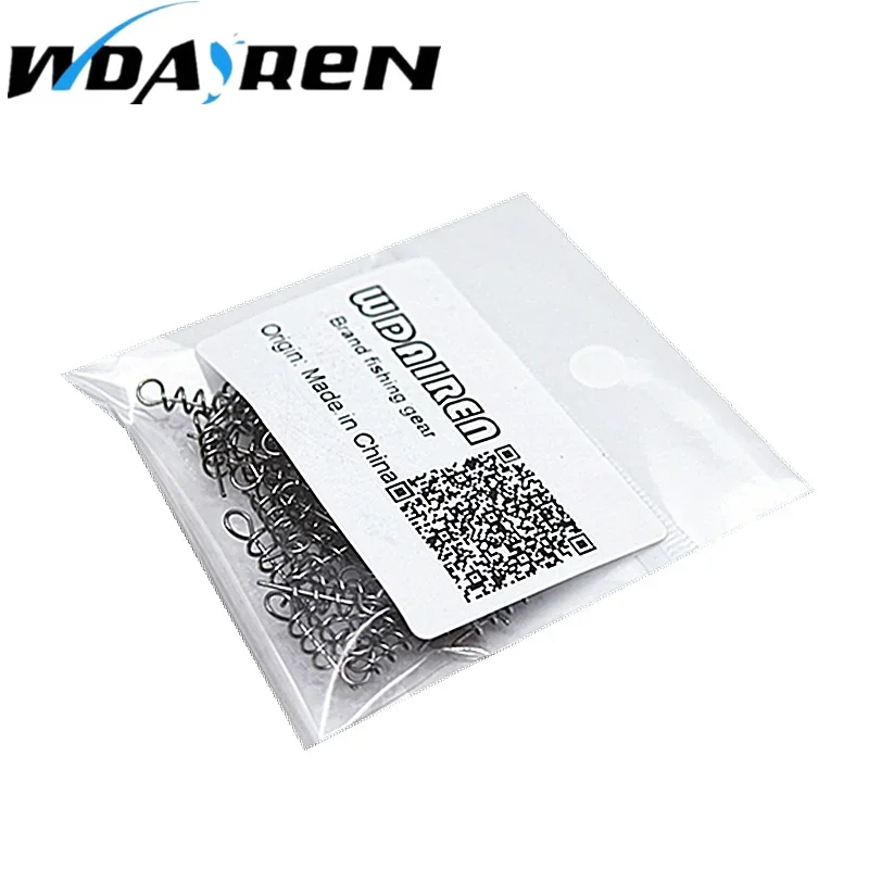 Hot Sell Fishing Hook Soft Bait Spring Centering Pins Fixed Latch Needle Spring Twist Crank Lock For Soft Lure Latch Accessories