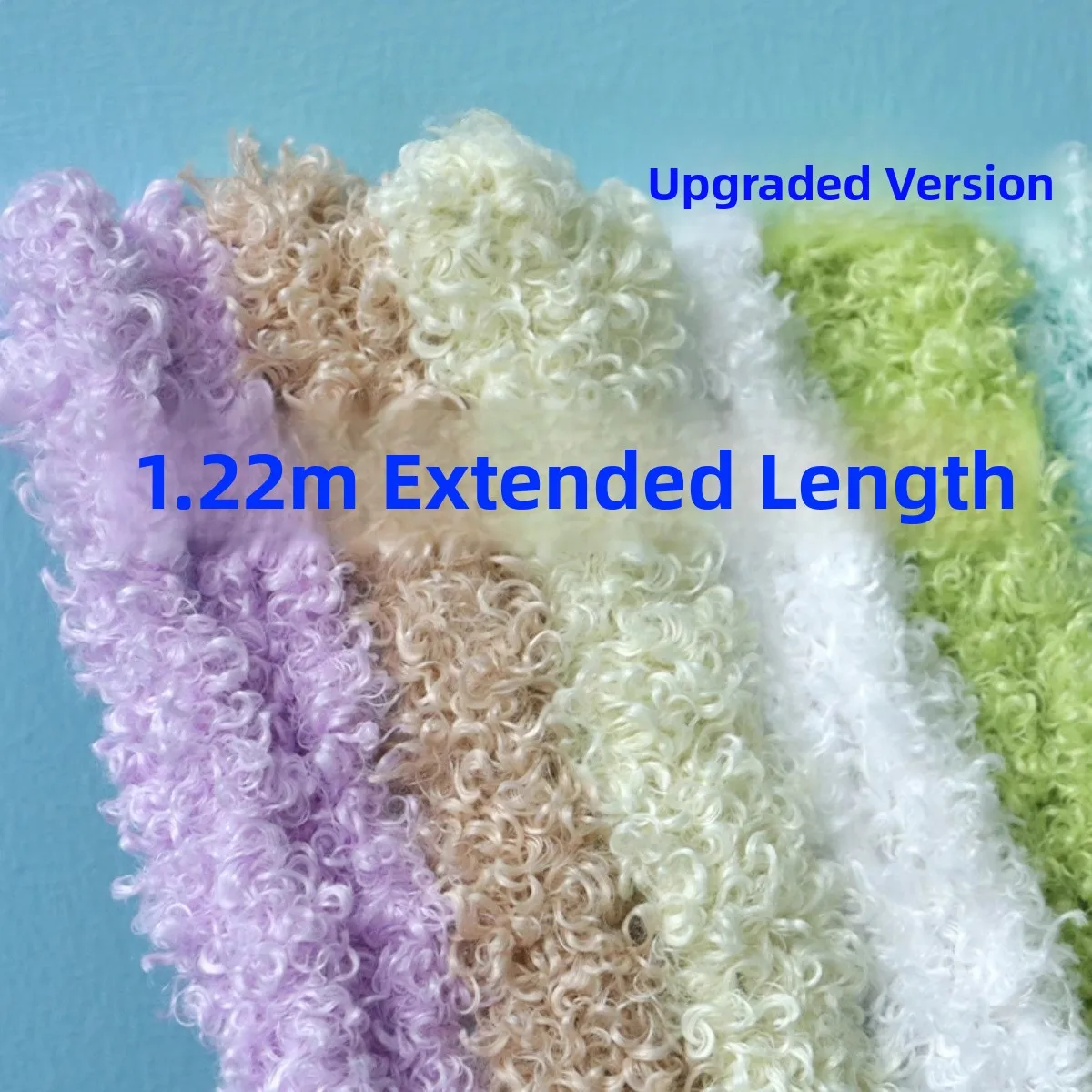 Super Dense DIY Materials Kit Long Yarn Twist Stick Doggie Plush Bar Craft Handmade Furry Sticks Creative Summer Short Sleeve