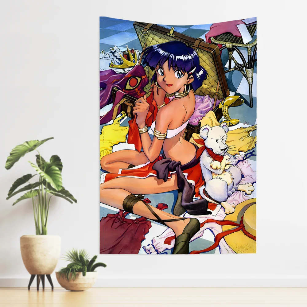 Nadia Animation The Secret Of Blue Water Tapestry Room Decor Wall Cloth Party Hanging Background Room Decor Baby Room