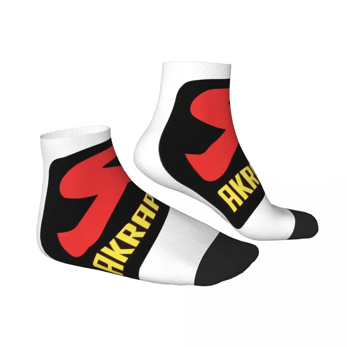 Akrapovics Logo AKS Motorcycle Exhaust Socks Harajuku Soft Stockings All Season Socks Accessories for Unisex Birthday Present