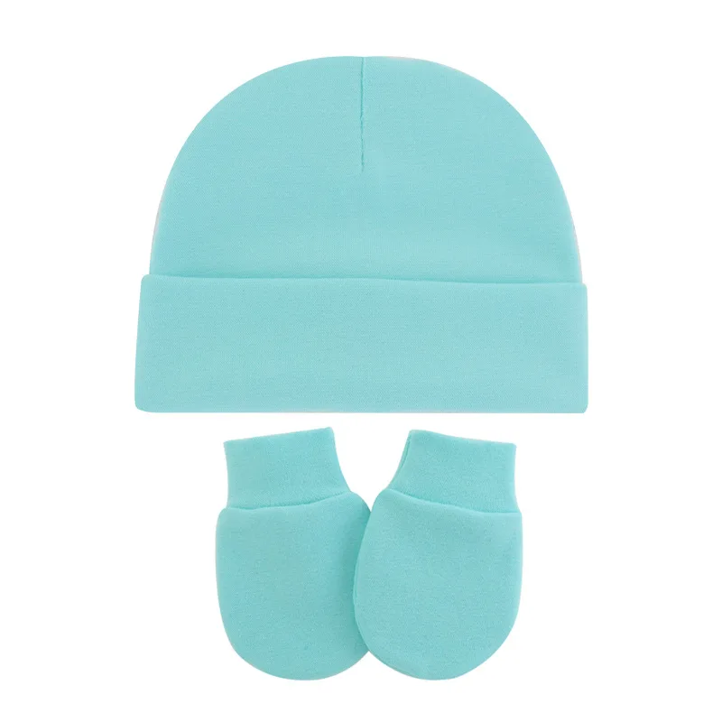 Baby Hat Gloves Set Boy Girl Warm Cotton Kids Beanies Newborn Bonnet Babies Photography Props