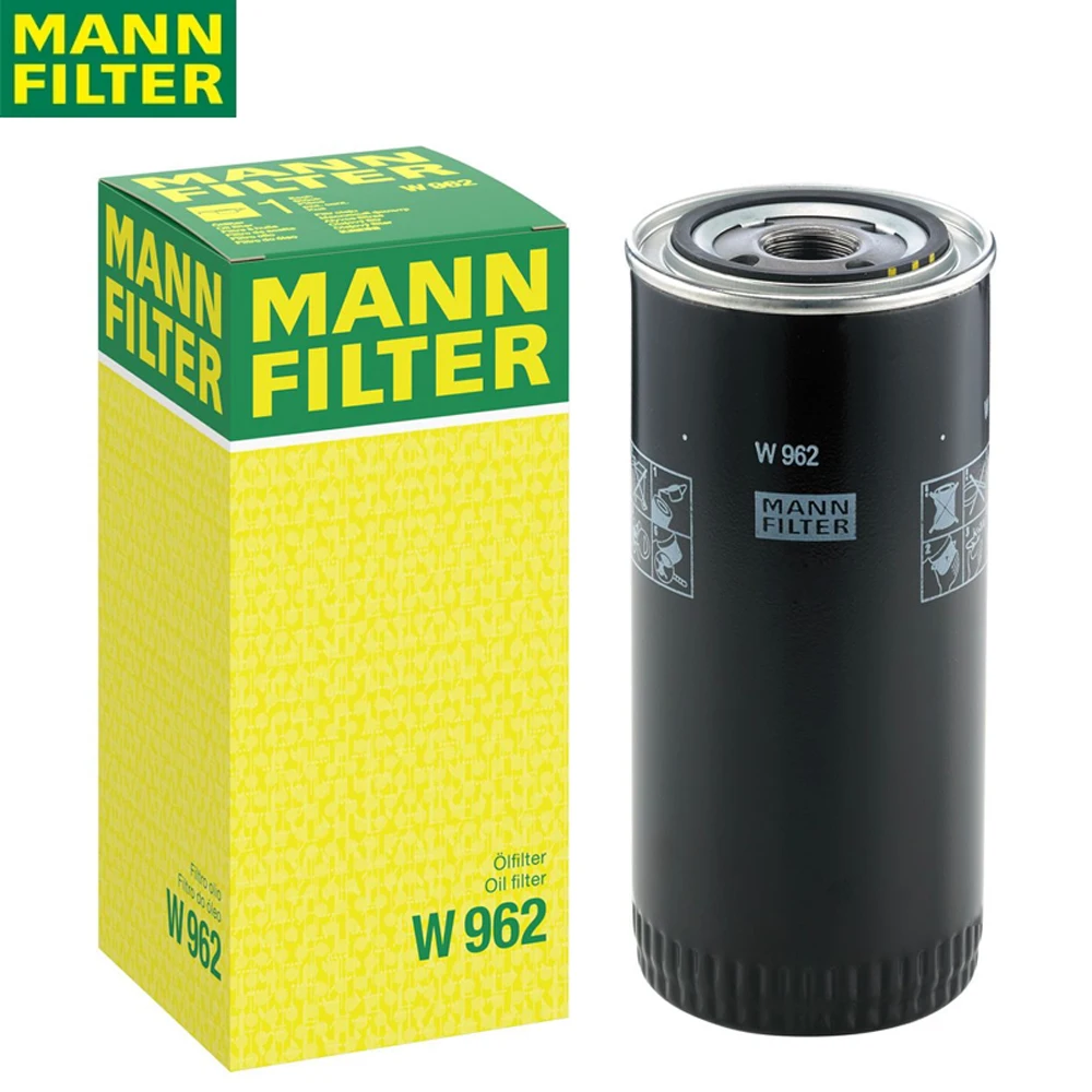 

MANN FILTER W962 Spin-on Oil Filter For VOLVO VW LINDA CLAAS FORD High-Temperature Resistance Original 3831236