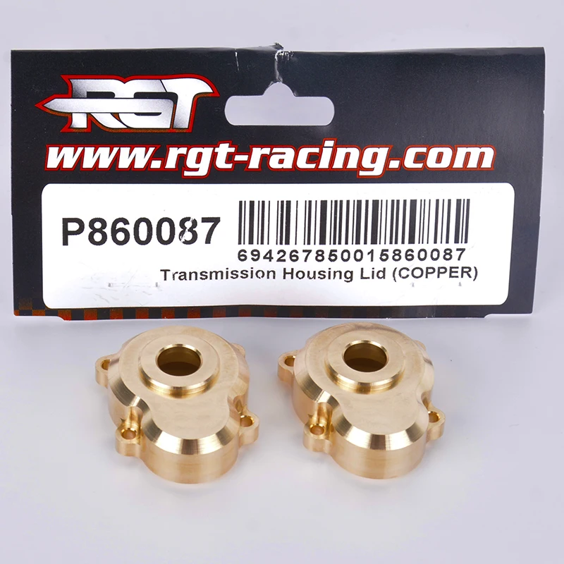 Copper Transmission Housing Lid P860087 for RGT EX86190 1/10 RC Electric Remote Control Model Car Crawler Upgrade Accessories