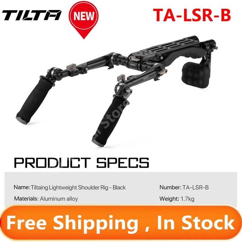 TILTA TA-LSR-B NEW Lightweight Shoulder Rig Black