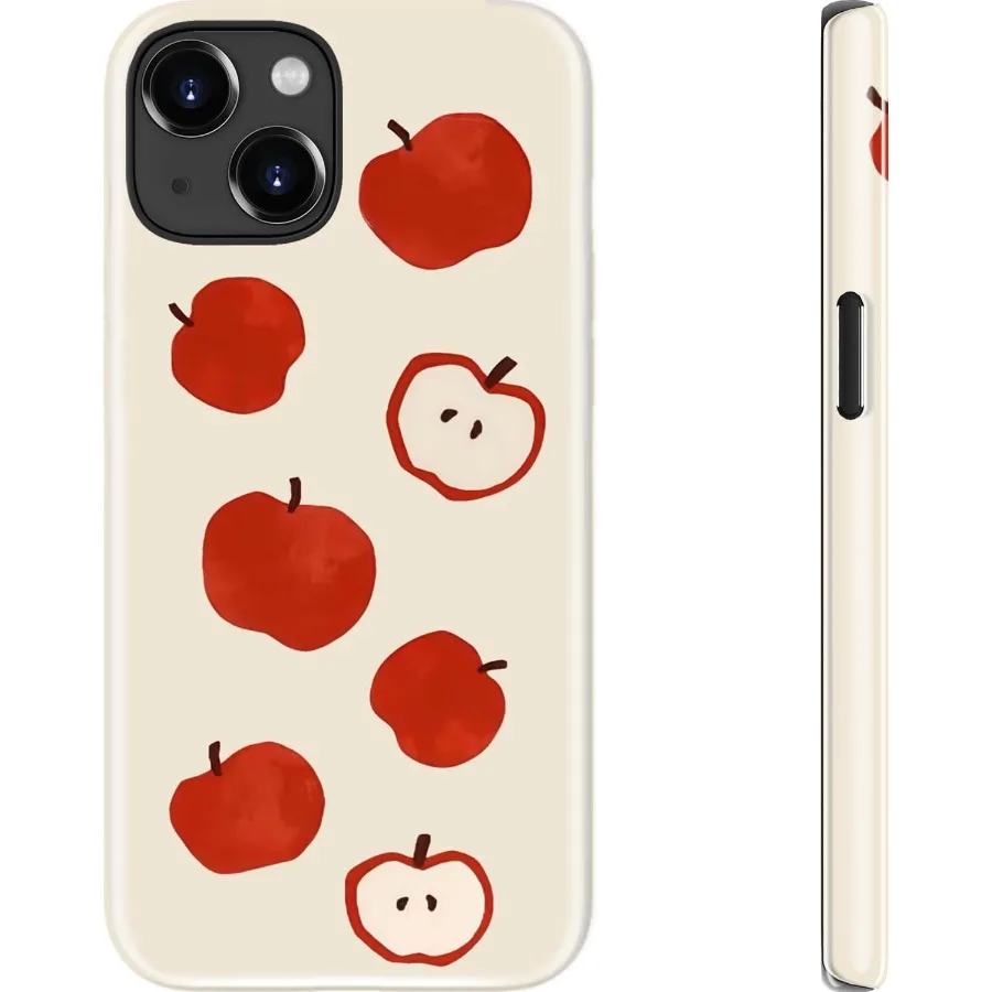 

Чехол для iPhone 15, совместимый с беспроводной зарядкой — двухслойный жесткий корпус и силиконовый чехол для повышенной защиты