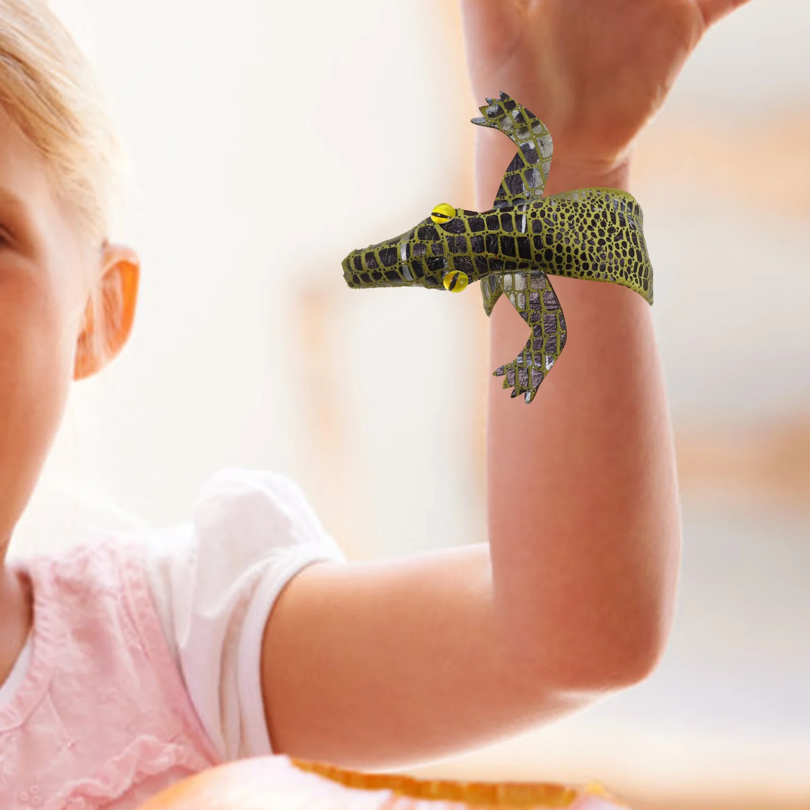 

3Pcs Animal Snap Wristbands Design Adjustable Comfortable Fit Party Favor Kids Birthday Animal Theme