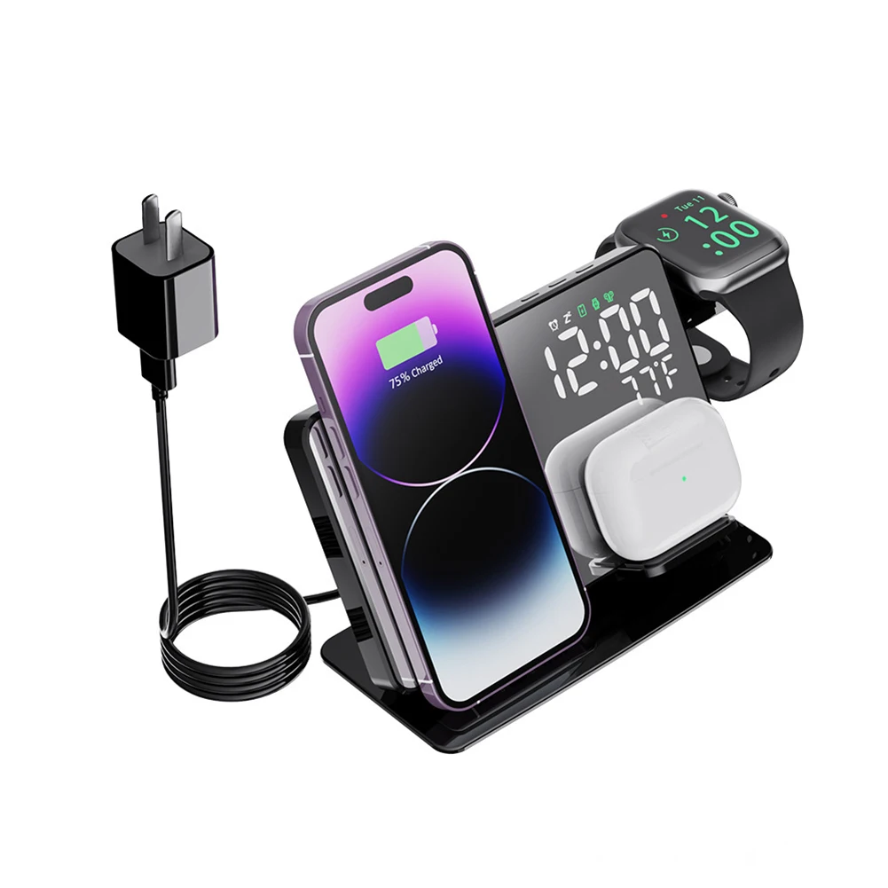 Smart Wireless Charging Station Fast Charging Cell Phone Charger For Home