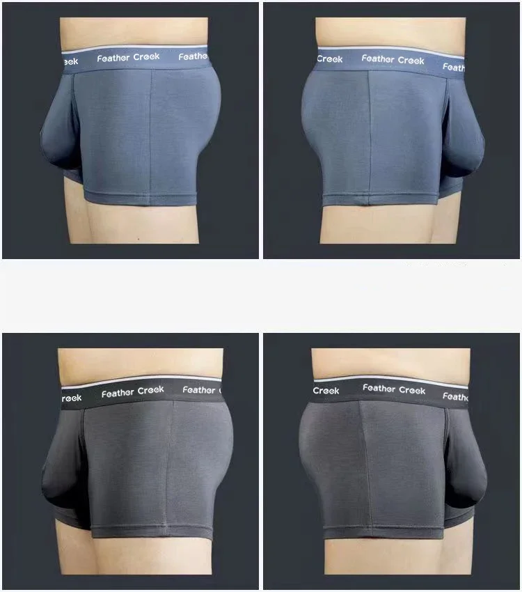 U-förmige Herren-Slips 2026, sexy Baumwoll-Stretch-Unterwäsche mit niedriger Taille, die den Po betont, atmungsaktiv und bequem – Detail 13