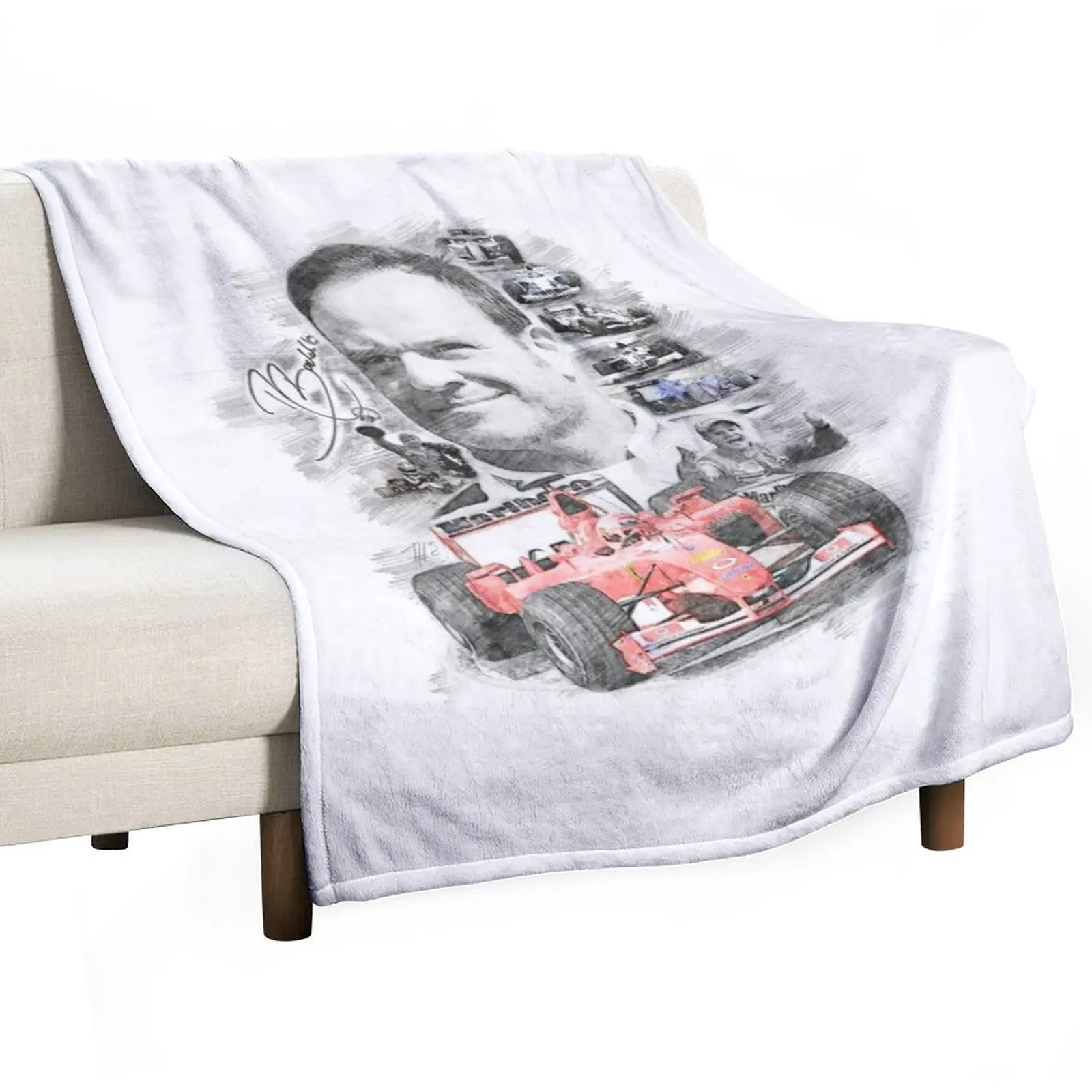 Cobertor Rubens Barrichello, cobertor quente, presente para aniversário