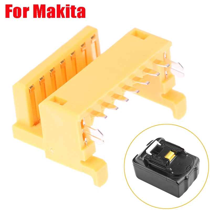 1PC Male 7PIN Yellow Elevated Connector Terminal For Makita 18V Li-ion Battery Converter Adapter BL1850 BL1830 PCB BMS Board