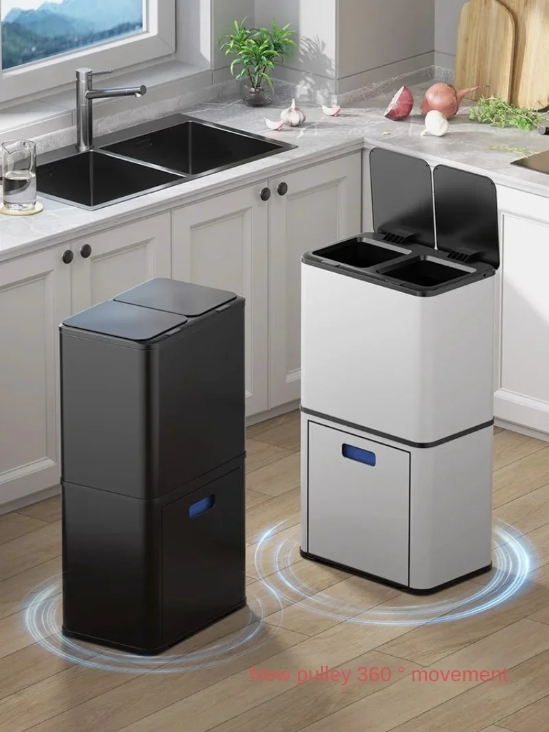 

kitchen special induction smart garbage sorting trash can