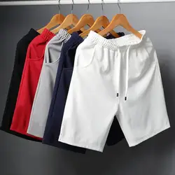 Pantalones cortos atléticos para hombre, pantalones cortos de playa con cordón de cintura elástica con bolsillos para verano, Fitness, correr, ropa de calle, entrenamiento