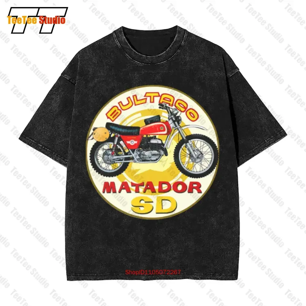Bultaco Matador Sd Motorcycle 01 Vintage Oversized T-Shirt Y2VA