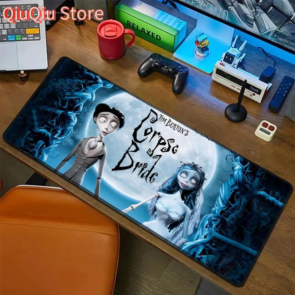 

Corpse Bride Cartoon Mouse Pad Rubber Mat Laptop Xxl Mousepad Notebook Gamer Computer Table Gaming Accessories