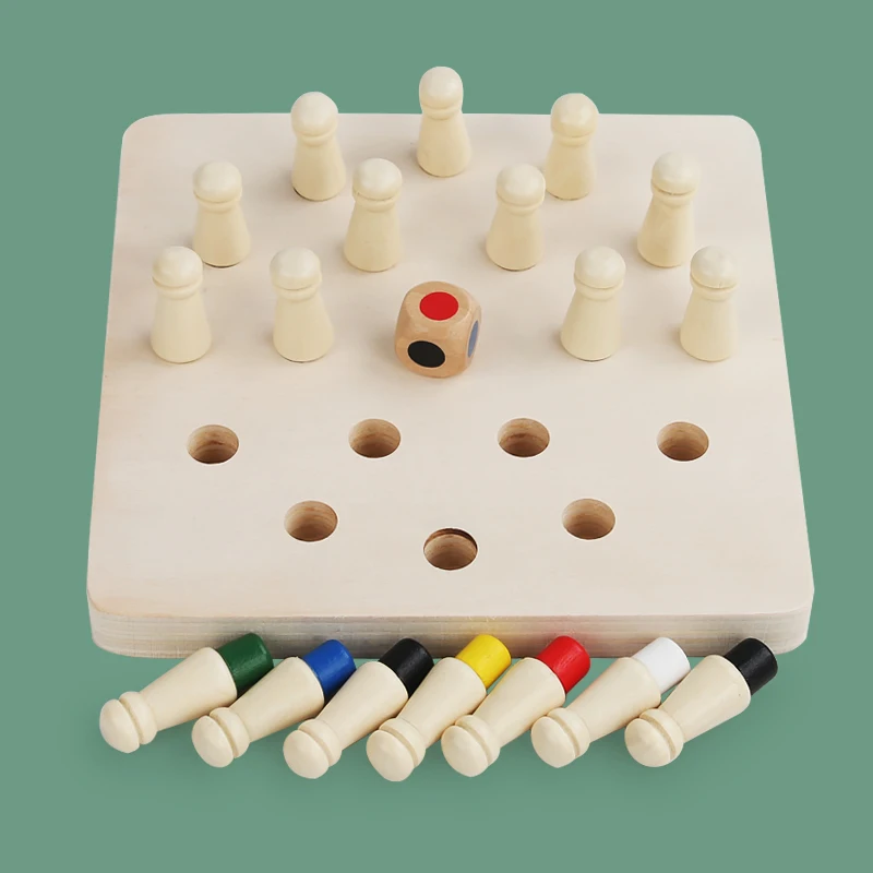 Memory Chess Toy: Match Colors to Build Brainpower Kids Play to Play Interactive Brain-Boosting Fun