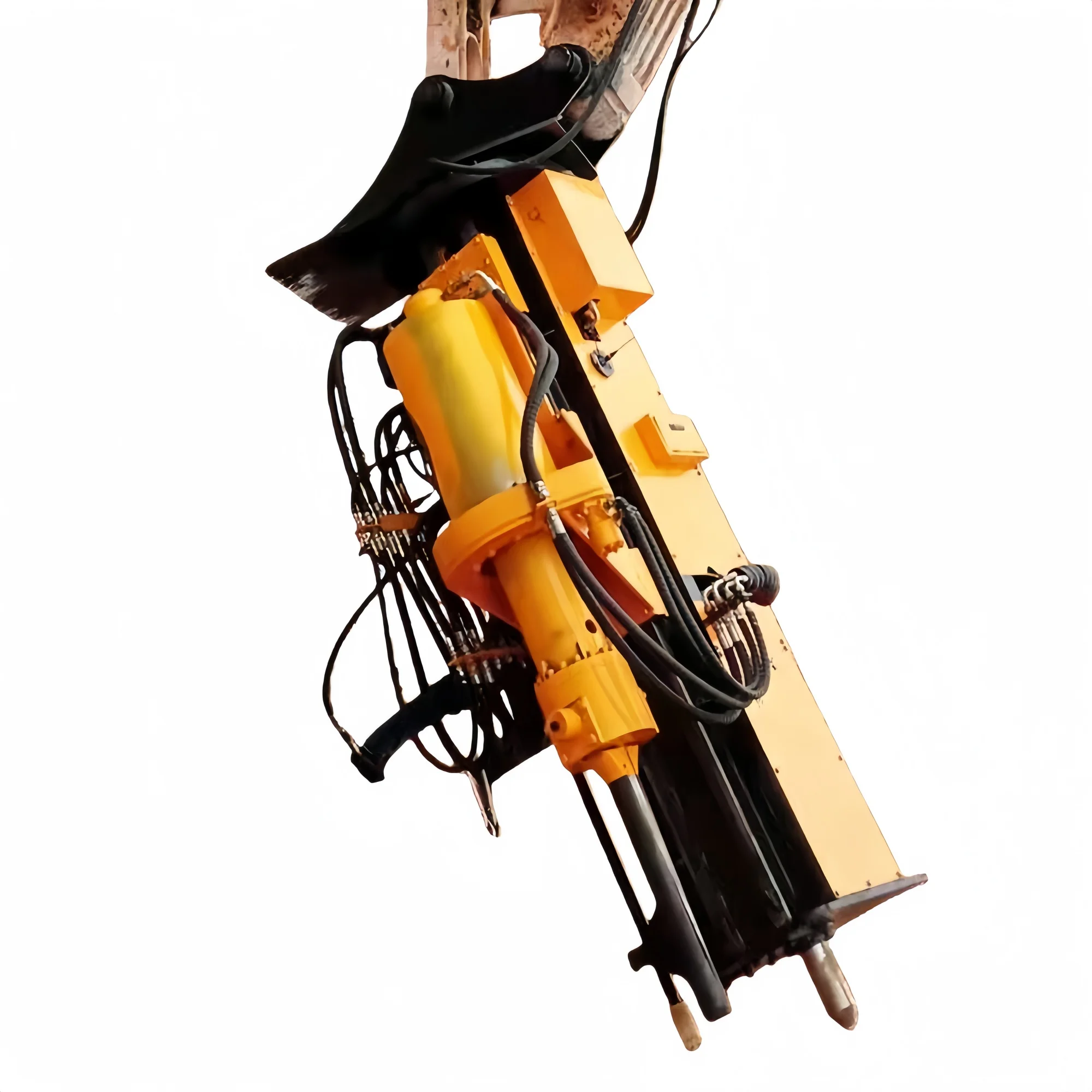 Quarry Site  Rock Drill Splitter Attachment All‑in‑One Drilling Splitting Machinery for Granite Stone Extraction Work