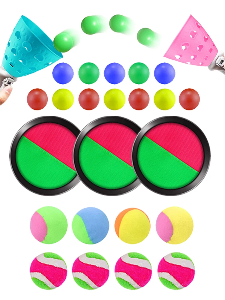 Kinderen Sportspeelgoed Toss & Catch Ball Kleverige ballen Ouder-kind interactie Geschenken Zomer Buiten Strand Speelgoed Multiplayer Game TMZ - afbeelding 2