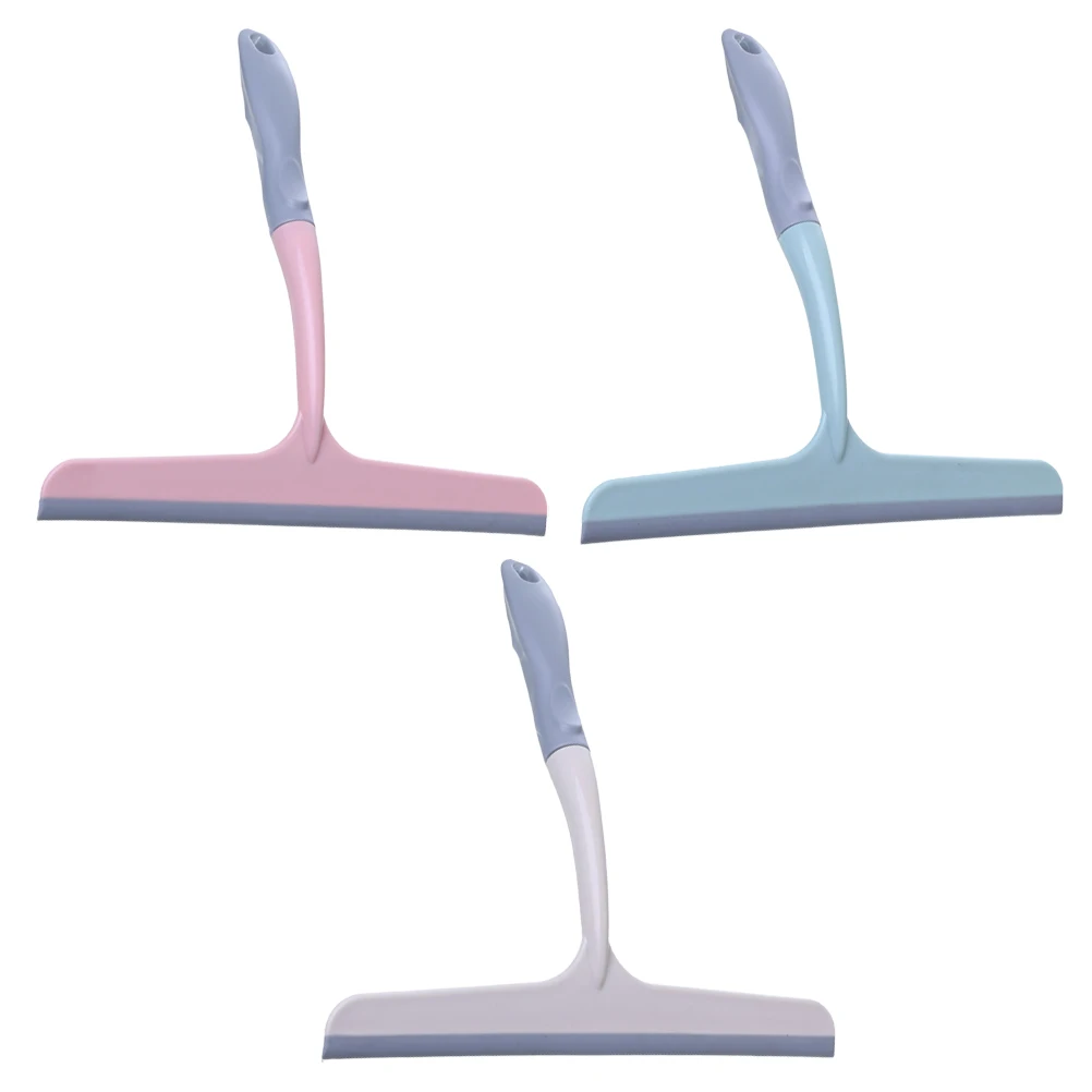 

3 Pcs Glass Cleaning Tool Plastic Squeegee for Car Windows Bathroom Mirror Easy to Use Window Cleaner Glass Squeegee
