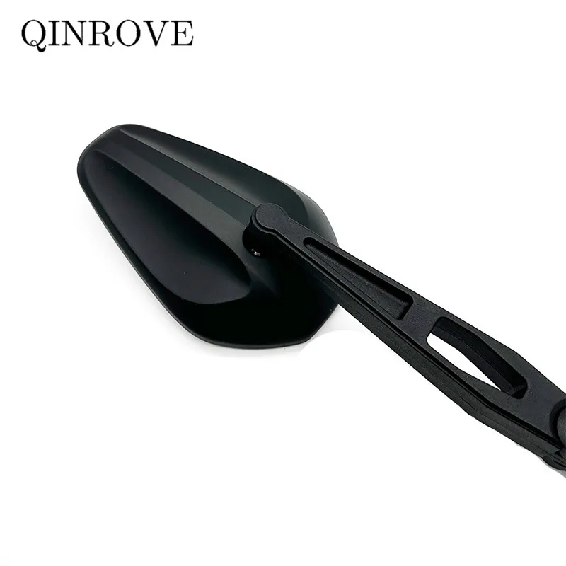 Motorcycle Black ABS Rear Mirror 8 10MM Side Mirror Universal For Suzuki Vstrom SV 650 1000 GS 500 GSX 8S Burgman 125 Kymco KTM view 5