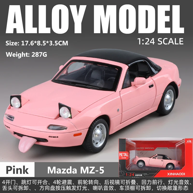 

New 1:18 RC Drift Car LD1804 MX5 2.4GHz RWD with ESP Gyroscope on-Road LED Lights Full Scale RC Cars Children Toy Gift