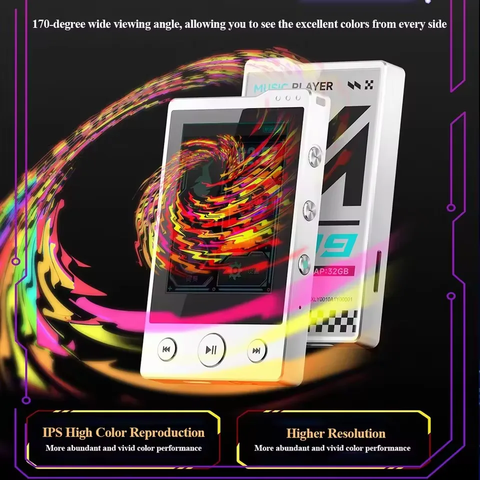 مشغل MP3 160 جيجابايت (32 جيجابايت + 128 جيجابايت) بلوتوث سبائك الزنك 2.4 بوصة تعمل باللمس راديو FM محمول Mp3 Mp4 مشغل موسيقى AB تكرار 2025 #4