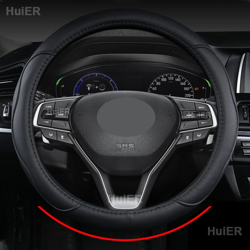 

Car Steering Wheel Cover Wrap For Honda Civic CRV XRV ACCORD 2016 - 2019 2021 2022 2023 10th High Quality Auto Accessories