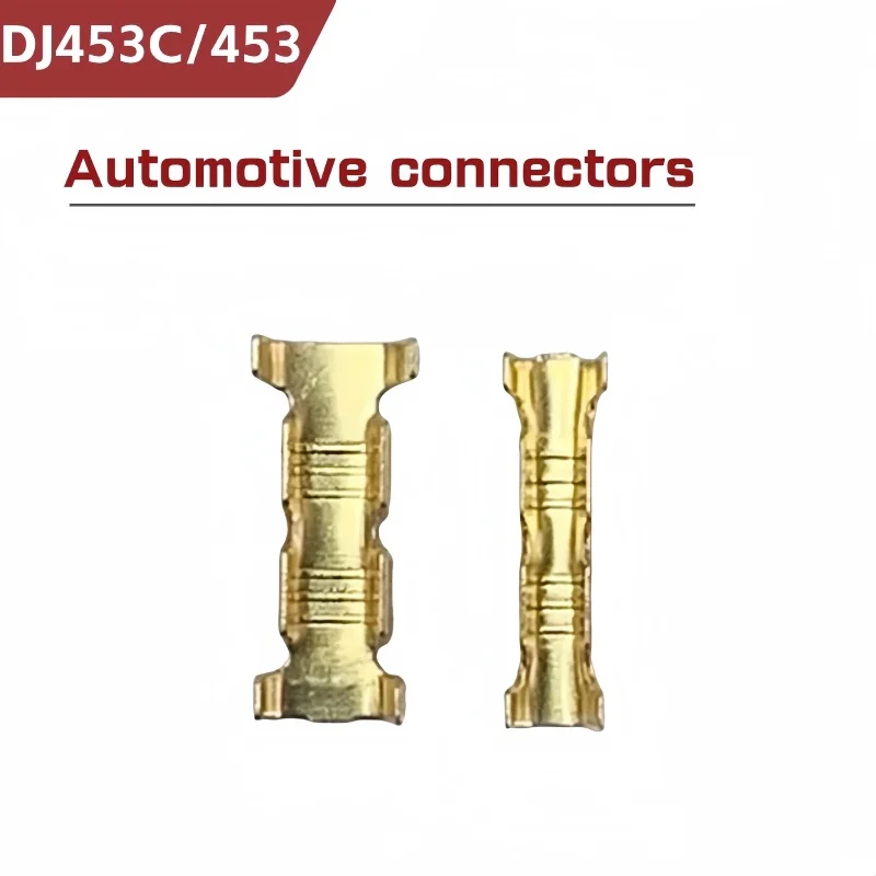 453/453C U-shaped terminal tab cold inserts terminal wire connector terminales electricos small teeth terminal 0.3-4.0mm²