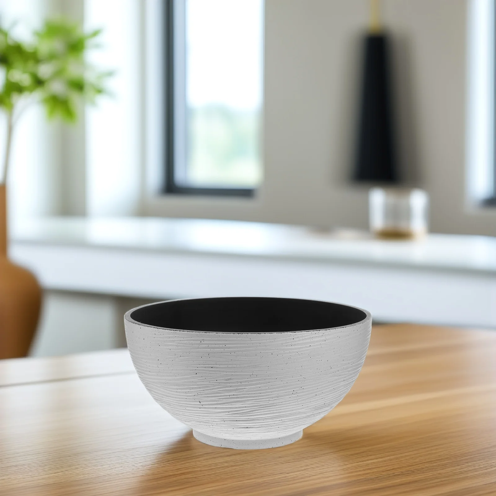 

Quartz White Flowerpot Large Hydroponic Pot for Indoor Lily Beige Lotus Plants Office Decor Plastic Flowerpot Suitable Water