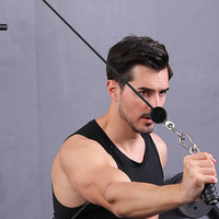 Fitness Equipment Accessories Steel Cable Machine Rope Attachment Ropes Gym Pulley System Cable Workout Home Hardware