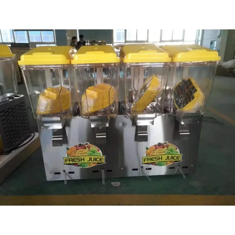 

Self service beverage machine, commercial hot and cold double three cylinder sour plum soup juice machine Hot sales