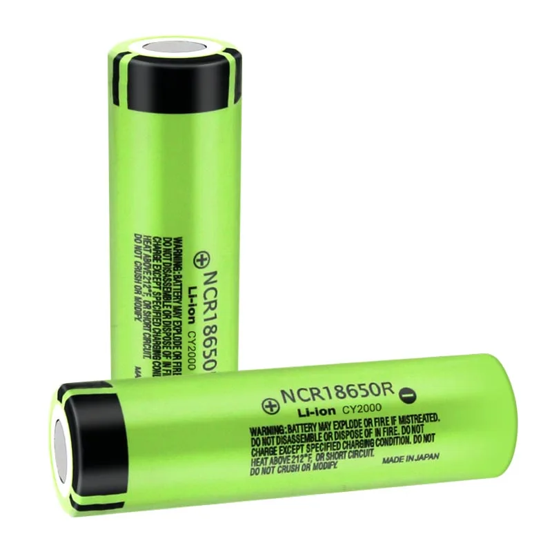 Baterai BSERG 18650 Baterai Lithium Isi Ulang 100% V 3.7 MAh NCR18650R Asli Baru 2000