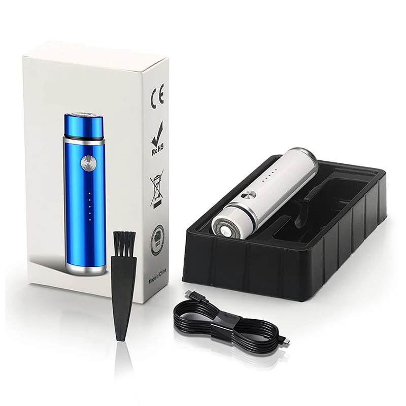 Mini Electric Shaver Long-Lasting Battery Life Portable Car USB Rechargeable Razor