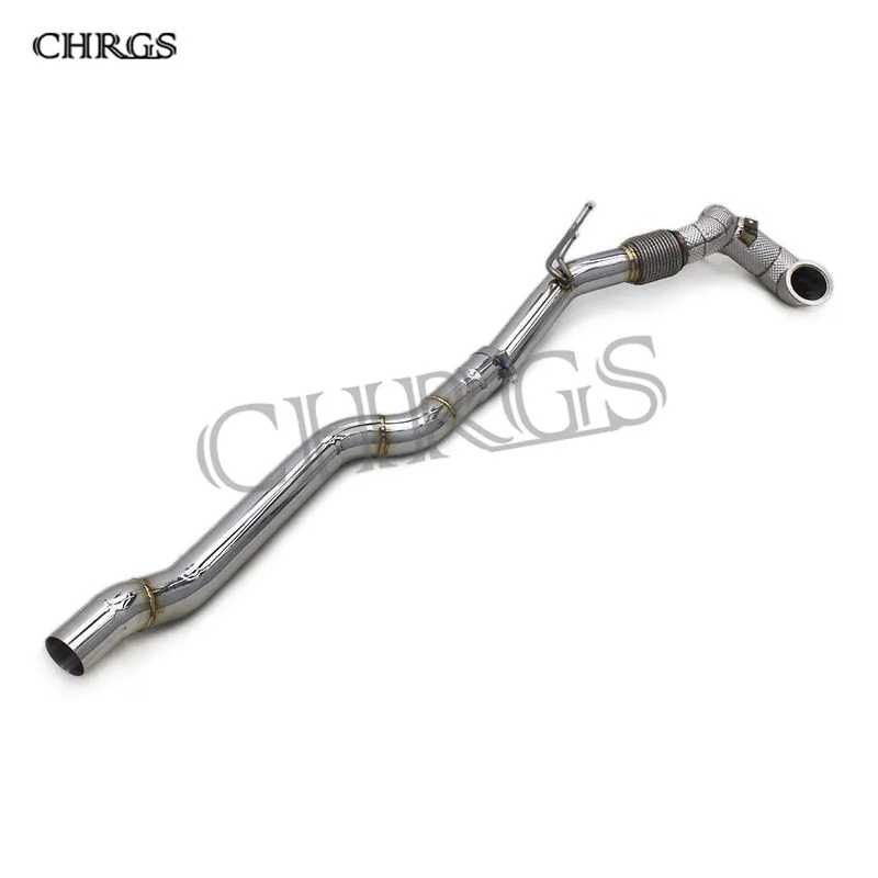 Custom Adjust Sound Straight Downpipe For Audi TT/TTS 2.0T 2017-2023 Stainless Steel  Catless downpipe