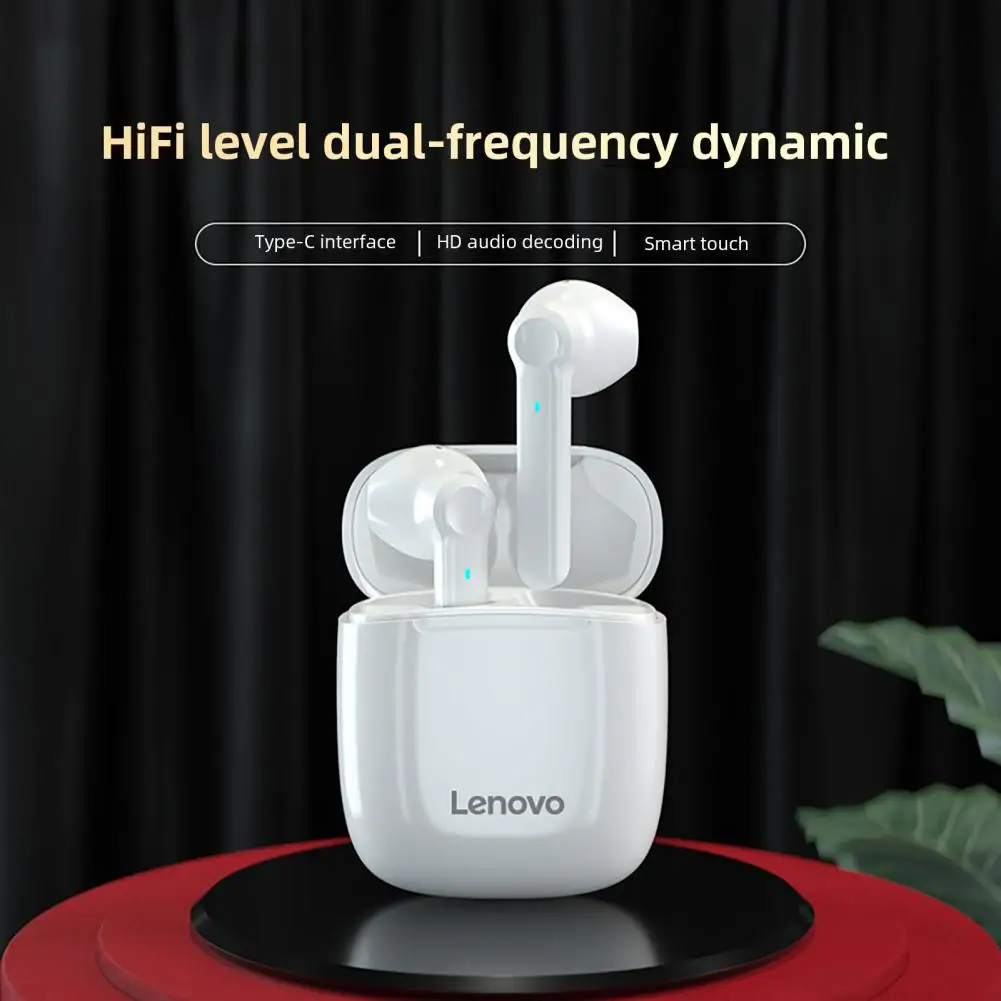 

Bluetooth-compatible Headset 1 Pair Creative Rechargeable ABS Stable Wireless Stereo Headset for Sports