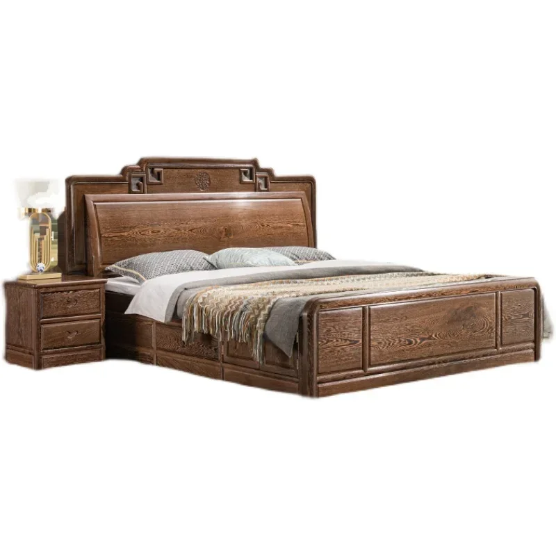 Mahogany furniture new Chinese classical Ming and Qing Dynasty bed master bedroom