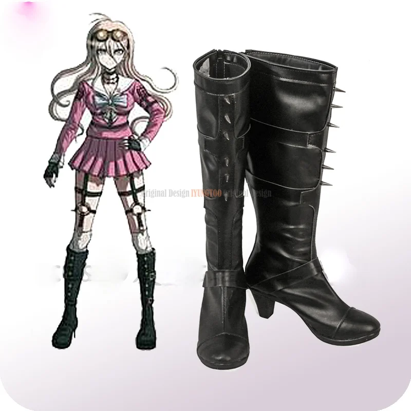 

Dangan ronpa V3 Killing Harmony Iruma Miu Anime Characters Shoe Cosplay Shoes Boots Party Costume Prop