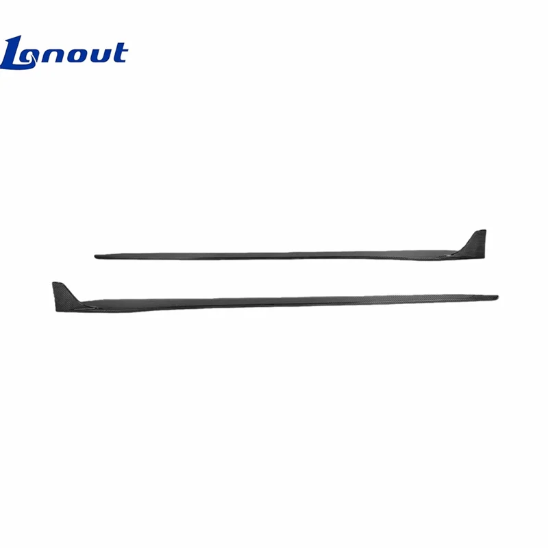 Car Side Edge Upgrade Kit Suitable for Porsche 718 2016- Modified PK Style Ultra-light Dry Carbon Fiber Side Skirts Body Kit