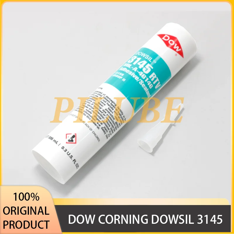 

Прозрачный серый герметик DOW CORNING DOWSIL 3145 RTV 305 мл, стойкость к высоким и низким температурам, стандарт DC3145, оригинальный продукт