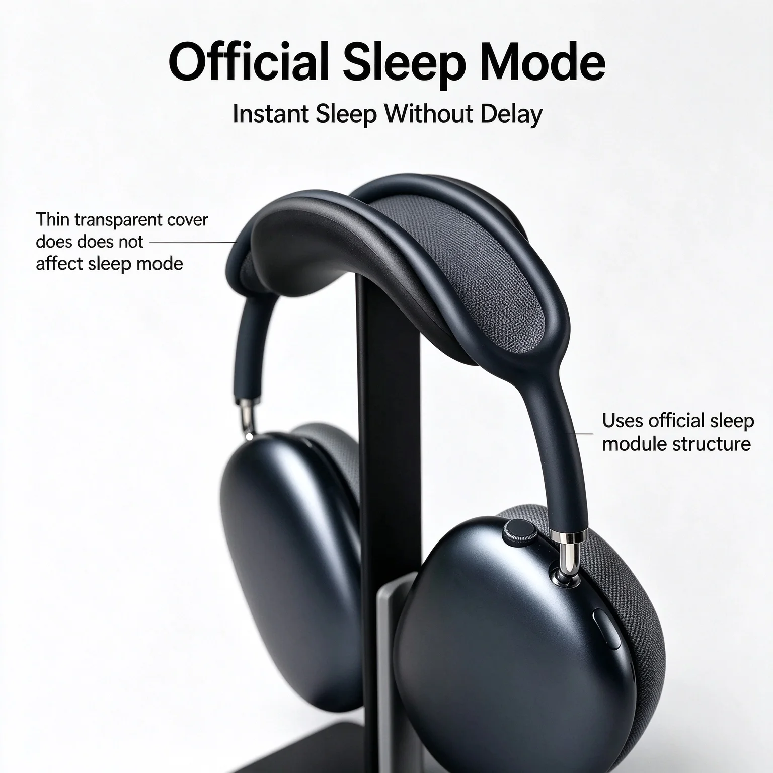 Earphone Charging Sleep Stand for AirPods Max 1/2 Customized Over-ear Headphone Stand Storage Base Portable Earphone Accessories