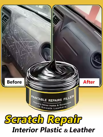 B1267 Car Interior Plastic Leather Scratch Repair Paste Anti-Aging Paste  Automotive Tires Seats Steering Wheel Polishing Wax