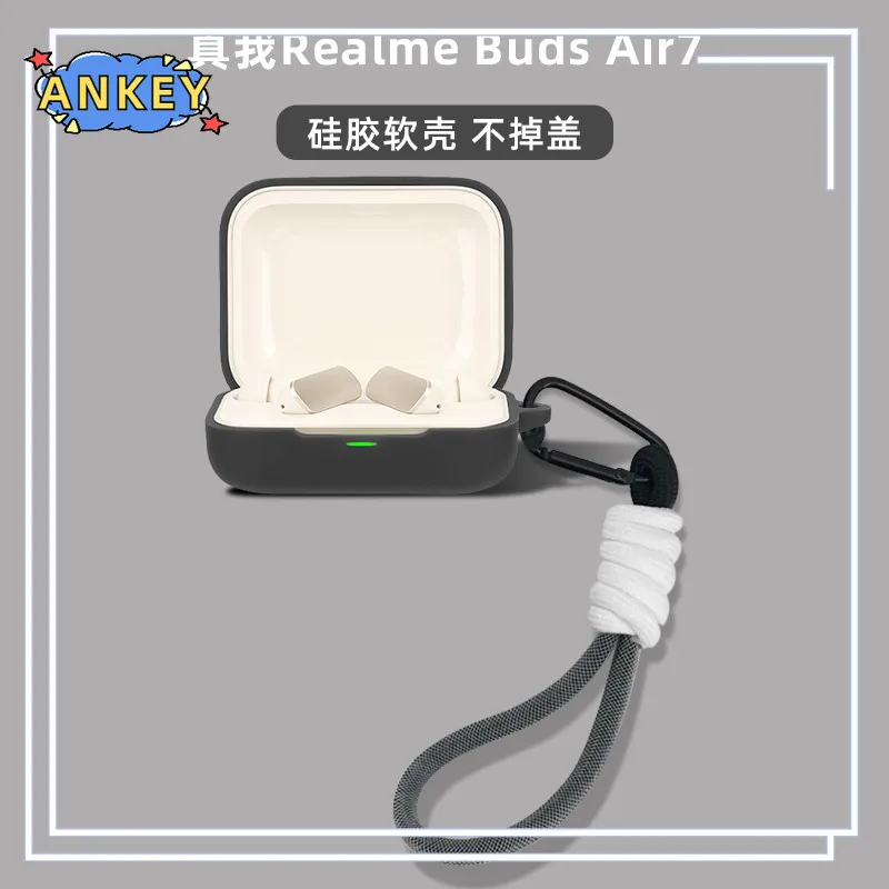 Capa de silicone para Realme Buds Air7 Pro