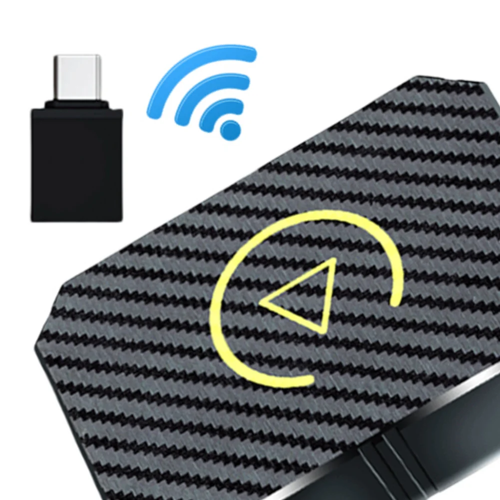Adaptador inalámbrico Carplay Android Auto Plug & Play USB Dongle de coche BT 2 en 1 Mini caja para coches CarPlay/Andriod con cable OEM