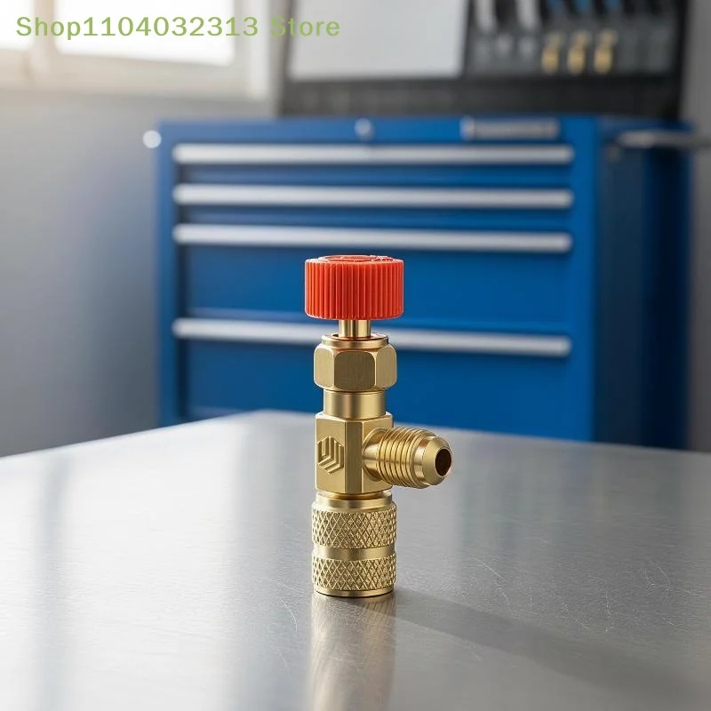petiteProfessional Air Conditioner Refrigerant Charging Adapter 1/4