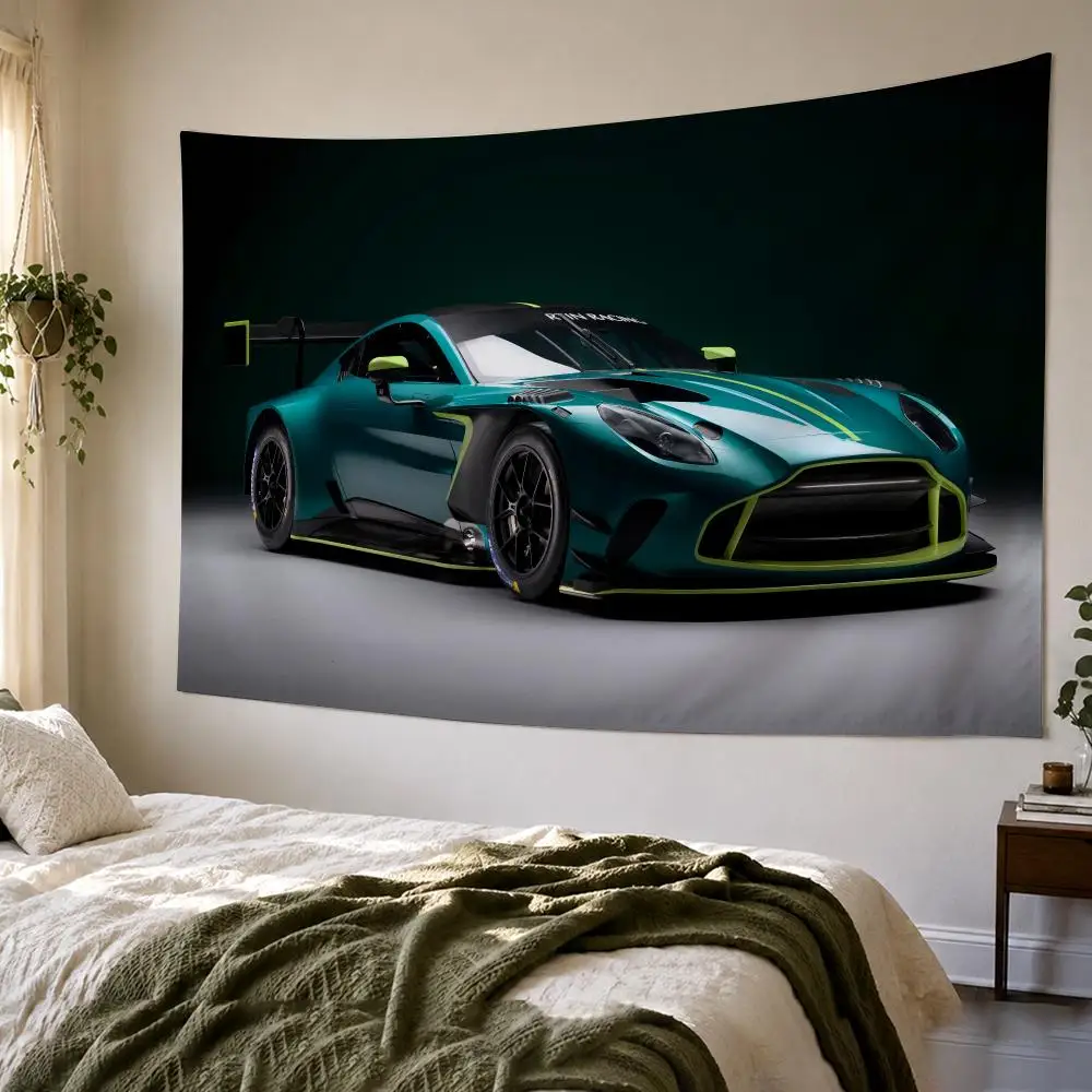A-Aston Cool Supercar-Mar-tin Tapestry Bedroom Living Room Bar Party House Home Dorm Interior Wall Decor Background Banner
