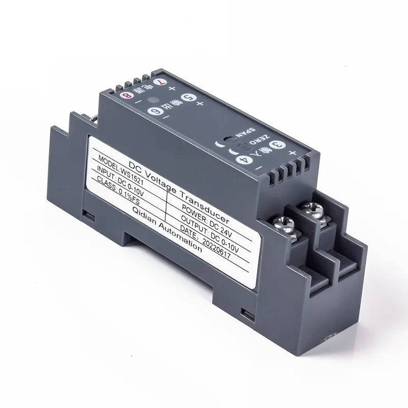 

Galvanic Signal Isolator 1 In 1 Out DC24V DC12V Power Supply 4-20mA 0-75mV 0-10V 0-100V 0-500V DC Signal Splitter