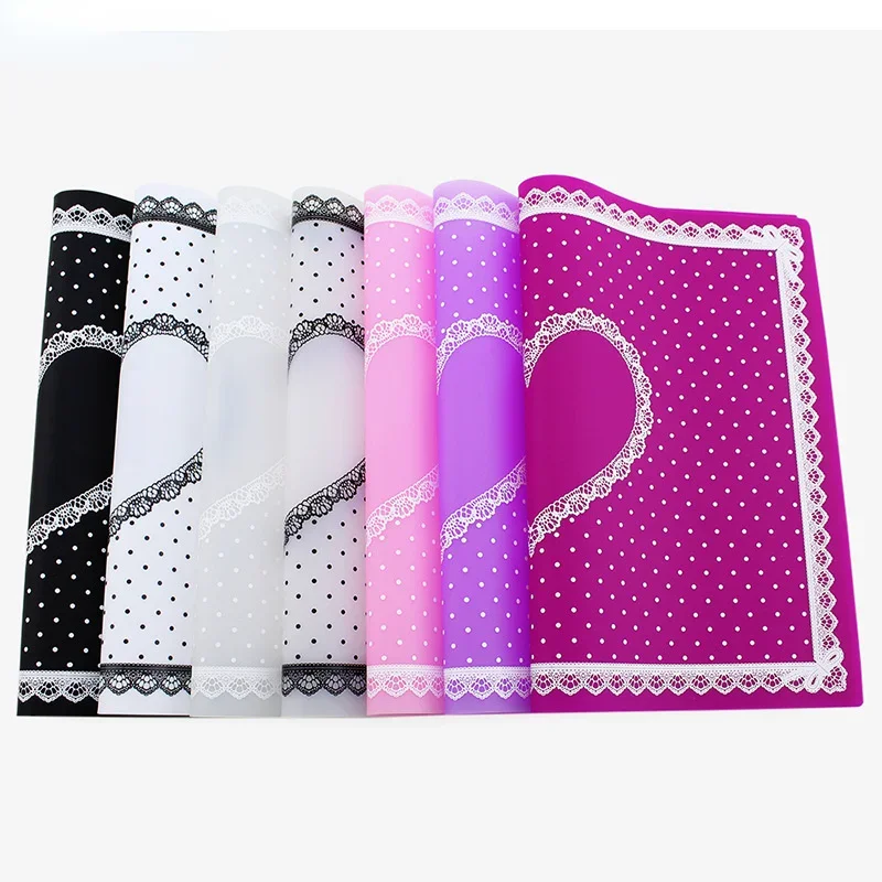 28*21cm Nova Moda Silicone Travesseiro Hand Holder Almofada Lace Table Lavável Dobrável Mat Pad Nail Art Salon Manicure Prática