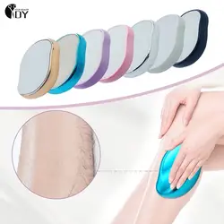 Depiladora reutilizable de cristal Para hombres y mujeres, Nano depiladora indolora segura, fácil de limpiar, cuidado de la belleza corporal