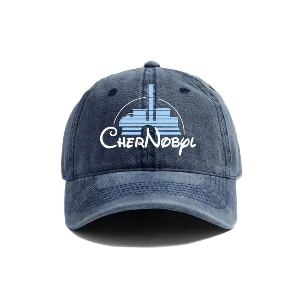 Nuclear Disaster Chernobyl Baseball Cap Distressed Hats Cap Men Retro Outdoor Summer Adjustable Casual Versatile Hat